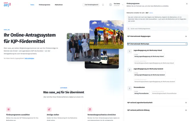 Ansicht aus oase_aej