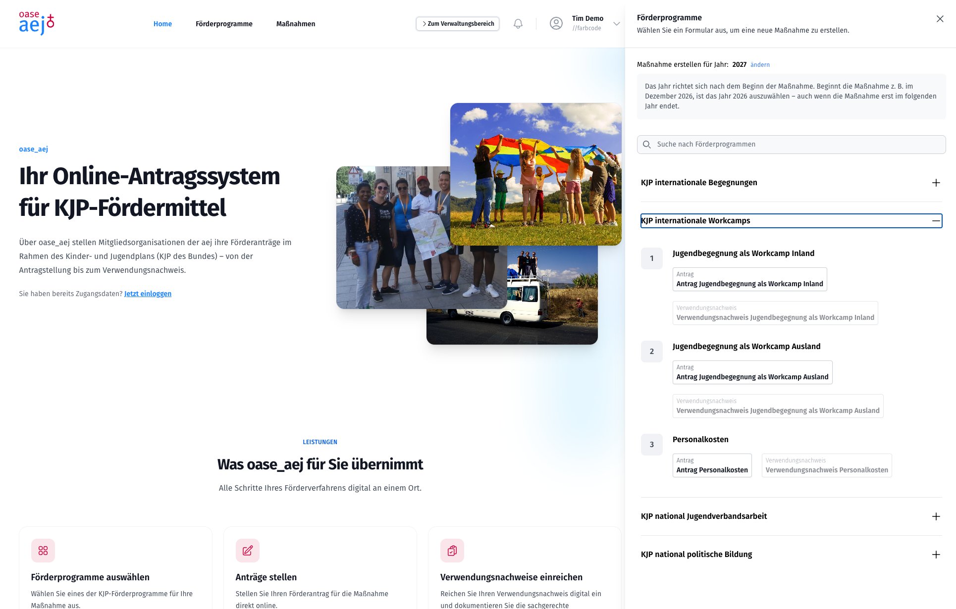 Förderportal für den KJP