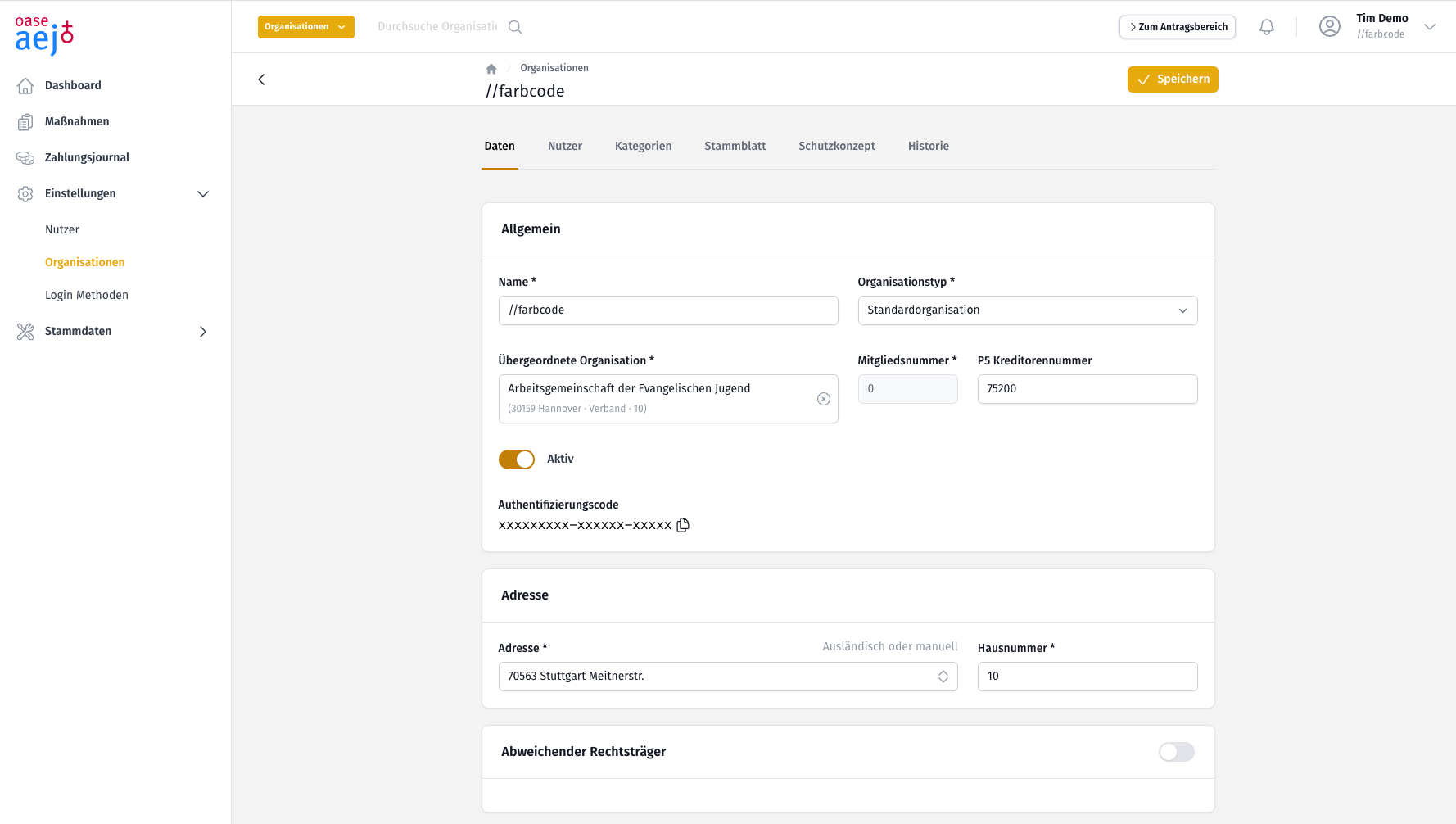 Organisationsverwaltung