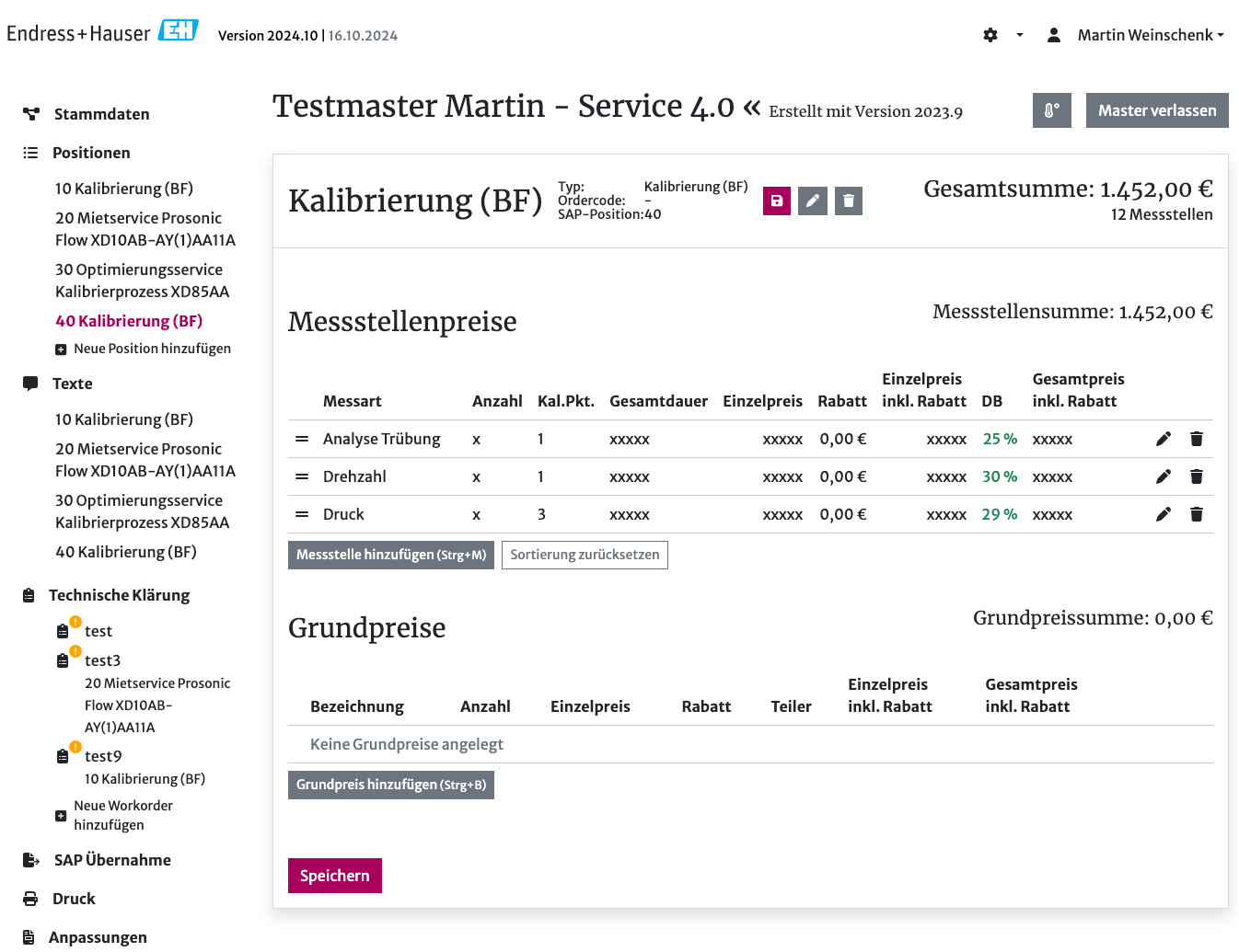 Projektkalkulation